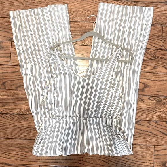 La Vie en Rose lightweight stripe jumpsuit - Picture 2 of 6